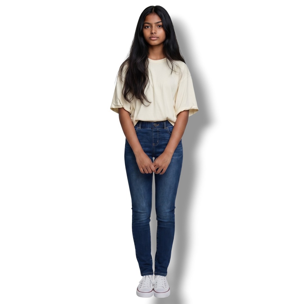 Betabrand Yoga Denim Skinny Leg Pants Womens XS Dark Wash Indigo High Stretch